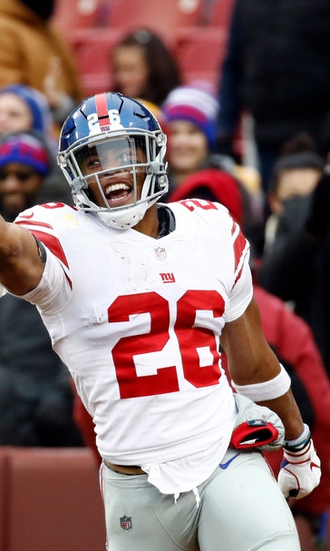 Giants RB Saquon Barkley looking for lead NFL in rushing